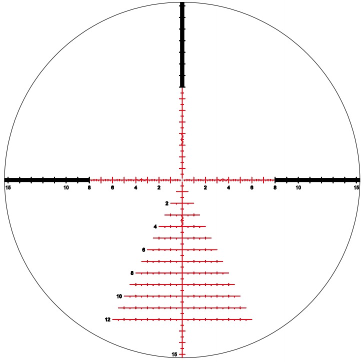 K318i 3.5-18x50 CCW RSW .1mrad (сетка SKMR3) с подсветкой