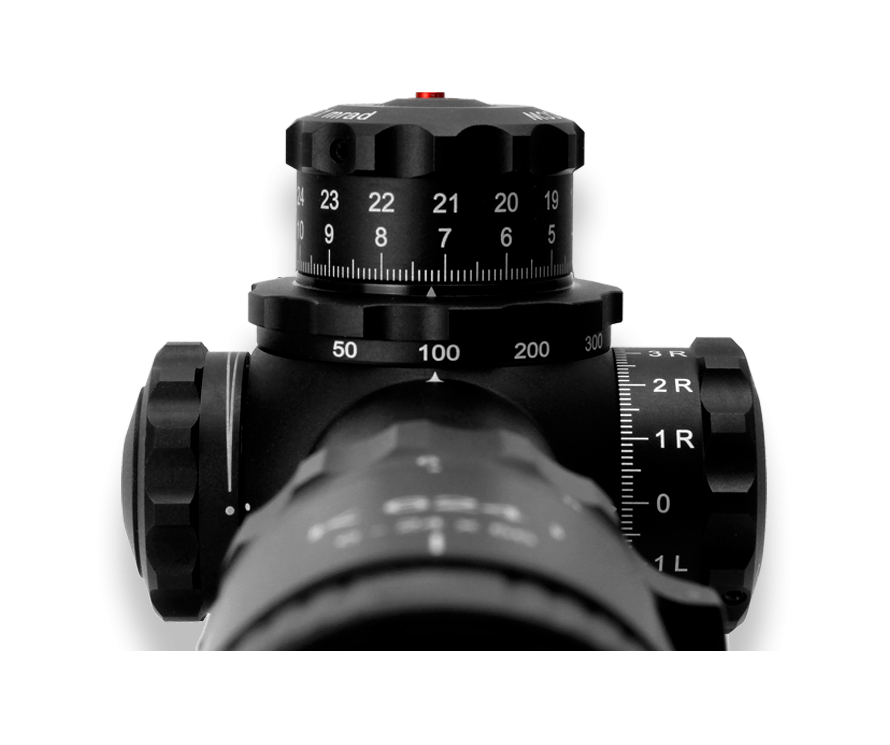 K624i III 6-24x56 FFP с подсветкой (сетка AMR, CCW, барабан боковых поправок справа)