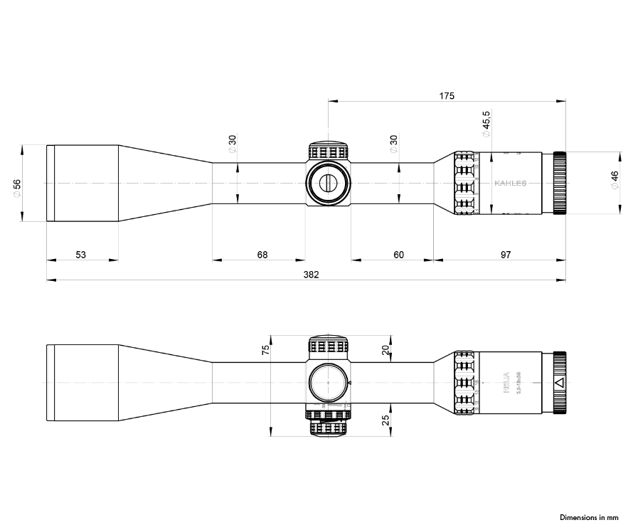 Helia 3.5-18x50i L (сетка 4-Dot) с подсветкой